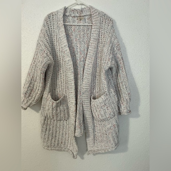 POL Sweaters - POL Cozy Knit Open-Front Sweater Small